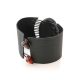Black Leather Bracelet With Green Amber The Amazon, image , picture 5