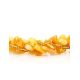 Honey Amber Necklace With Glass Beads The Fable, image , picture 5