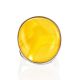 Gorgeous Honey Amber Ring In Sterling Silver The Glow, Ring Size: Adjustable, image , picture 3
