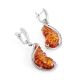 Handmade Amber Earrings In Sterling Silver The Rialto, image , picture 3