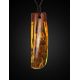 Cognac Amber And Oak Wood Pendant The Indonesia, image , picture 3
