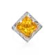 Adjustable Amber Ring In Sterling Silver The Hermitage, Ring Size: Adjustable, image , picture 4