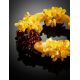 Honey Amber Necklace The Chrysanthemum, image , picture 2
