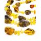 Multicolor Raw Amber Necklace, image , picture 5