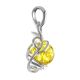 Filigree Amber Pendant In Sterling Silver The Flamenco, image , picture 4