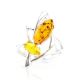 Geometric Multicolor Amber Ring In Sterling Silver The Pegasus, Ring Size: 10 / 20, image , picture 2