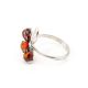 Refined Amber Ring In Sterling Silver The Dandelion, Ring Size: 13 / 22, image , picture 4