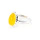 Honey Amber Ring In Sterling Silver The Hermitage, Ring Size: 12 / 21.5, image , picture 4