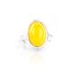 Honey Amber Ring In Sterling Silver The Hermitage, Ring Size: 9 / 19, image , picture 3