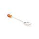Cognac Amber Spoon In Sterling Silver, image , picture 2