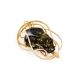 Handcrafted Amber Brooch In Gold Plated Silver The Rialto, image , picture 4