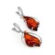 Handmade Amber Earrings In Sterling Silver The Rialto, image , picture 3