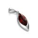 Chic Silver Pendant With Cognac Amber The Taurus, image , picture 5