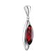 Chic Silver Pendant With Cognac Amber The Taurus, image , picture 4