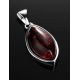 Adorable  Amber Pendant In Sterling Silver The Amaranth, image , picture 2