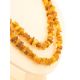 Raw Amber Rope Length Necklace, image , picture 2