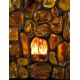 Handcrafted Lemon Amber Candleholder, image , picture 8