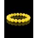 Honey Amber Ball Beaded Bracelet, image , picture 3