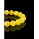 Honey Amber Ball Beaded Bracelet, image , picture 2