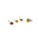 Sterling Silver Ring With Cognac Amber The Hermitage, Ring Size: 6.5 / 17, image , picture 6