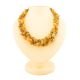 Raw Amber Beaded Necklace, image 
