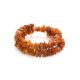 Raw Cognac Amber Twisted Bracelet, image 