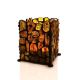 Handcrafted Lemon Amber Candleholder, image 