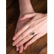 Green Amber Ring In Sterling Silver The Verbena, Ring Size: 5.5 / 16, image , picture 5