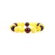 Multicolor Amber Beaded Stretch Bracelet, image , picture 4