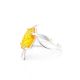 ​Nature Inspired Amber Ring In Sterling Silver The Verbena, Ring Size: 8.5 / 18.5, image , picture 3