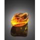 Glossy Amber Stone With Spider Inclusion, image , picture 3