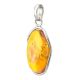 Amber Pendant In Sterling Silver The Lagoon, image , picture 4