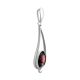 Sterling Silver Drop Pendant With Cherry Amber The Sultan, image , picture 3