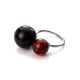 Open Silver Ring With Cherry Amber The Paris, Ring Size: Adjustable, image , picture 5