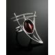 Adjustable Amber Ring In Sterling Silver The Sail, Ring Size: Adjustable, image , picture 2