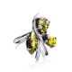 Green Amber Ring In Sterling Silver The Verbena, Ring Size: 11.5 / 21, image , picture 5