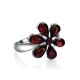 Wonderful Cherry Amber Ring In Sterling Silver The Verbena, Ring Size: 13 / 22, image , picture 4