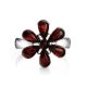 Wonderful Cherry Amber Ring In Sterling Silver The Verbena, Ring Size: 5.5 / 16, image , picture 6