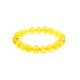 Lemon Amber Ball Beaded Bracelet, image 
