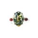Wonderful Green Amber Ring In Sterling Silver The Prussia, Ring Size: 11.5 / 21, image , picture 4