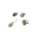 Wonderful Green Amber Ring In Sterling Silver The Prussia, Ring Size: 11.5 / 21, image , picture 5