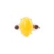 Lovely Multicolor Amber Ring In Sterling Silver The Prussia, Ring Size: 6 / 16.5, image , picture 2