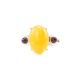 Lovely Multicolor Amber Ring In Sterling Silver The Prussia, Ring Size: 11.5 / 21, image , picture 2