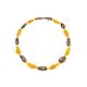 Two-Toned Amber Beaded Necklace, image , picture 5