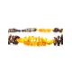 Two-Toned Amber Beaded Necklace, image , picture 2