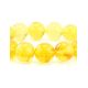 Lemon Amber Beaded Elastic Bracelet, image , picture 2