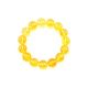 Lemon Amber Beaded Elastic Bracelet, image , picture 3