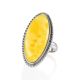 Gorgeous Honey Amber Ring In Sterling Silver The Glow, Ring Size: 8.5 / 18.5, image , picture 3