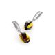Amber Earrings In Sterling Silver The Electra, image , picture 3