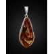 Cognac Amber Pendant In Sterling Silver The Lagoon, image , picture 3